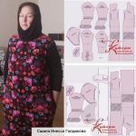 Una versione dell'abito cucita secondo il pattern di Inessa Galdikova