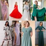 Photo of dresses according to patterns for evenings for the New Year or Christmas