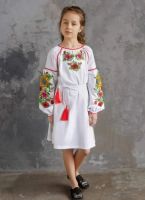 Kostenloses Muster des Vyshyvanka-Kleides für Kinder Foto 1