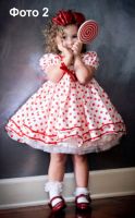 Безплатен модел на рокля за момиченце бебе. Размери 28-36 2