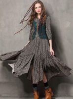 free boho skirt pattern with wedges photo