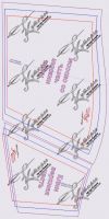 نمط تنورة بوهو مجاني مع مجموعة أسافين من الأنماط نوع ورقة الأنماط 1