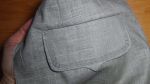 trouser pocket with flap