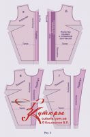 How to cut a blouse - a shirt with displaced side seams according to a finished pattern (Figure 2)