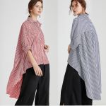 Jednoduché vzory jarno-letná blúzka-tričko oversized kimono foto 5