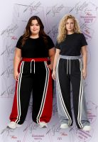 Простая выкройка брюк с лампасами по диагонали фото 2