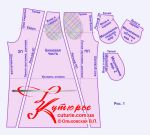 Выкройка простых брюк с лампасами свободных 