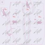 Выкройка брюк багги streetwear унисекс вид