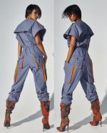 Patterns of overalls with a kimono sleeve with pockets for spring and summer photo 2