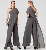 How to sew an elegant jumpsuit with a cape for the New Year photo 2