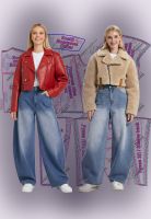 Простые выкройки куртки-косухи под широкие брюки фото 4