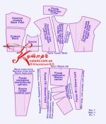 Простые выкройки короткой спортивной куртки под широкие брюки рис 1