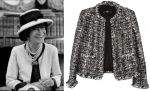 Chanel tarzında klasik bir kadın ceketinin fotoğrafı