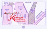 Как кроить женский жакет с рукавом кимоно и вытачками на лето рис 2