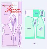 Как кроить стёганый жилет по готовой выкройке рис 2