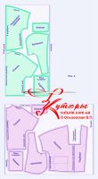 Как кроить женский жилет с капюшоном из стёганой ткани по выкройкам рис 2
