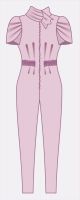 Pattern of women's overalls 42-48 pic 1