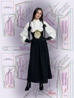 Выкройка простого корсета под грудью для домашнего шитья фото 3