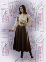 Выкройка корсета под грудью - шитьё своими руками фото 4