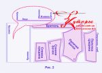 Как кроить корсет под грудью по готовой выкройке рис 2