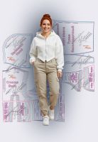 Выкройка простого свитшота-корсета с капюшоном Веры Ольховской фото 5