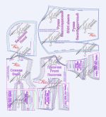 Выкройка свитшота-корсета вид