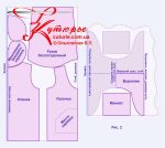 Как кроить свитшот с высоким воротником по простой готовой выкройке рис 2