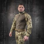 Pattern of a tactical military combat shirt raglan semi-linear photo 3