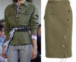 Patrones confeccionados para un vestido, camisa, chaqueta, falda en estilo militar foto 4