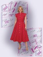 Выкройка платья и жакета с юбкой/баской без складок фото 1