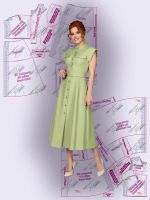 Выкройка Веры Ольховской - отрезное летнее платье фото 5