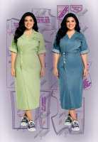 Выкройка простого платья-рубашки с асимметричною юбкою фото 6