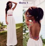 patrones de vestidos de verano con espalda abierta 40-52 foto 1