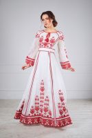 Ukrainiečių etninės vyshyvanka suknelės modelis nuotrauka3