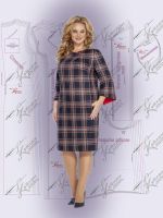 Выкройка платья силуэта кокон с комбинированным рукавом фото 2