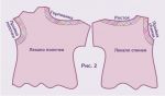 обработка горловины и проймы обтачками