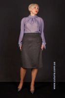 skirt pattern with a one-piece belt photo1