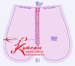 Как обработать простой карман в юбке бохо из тонкой ткани рис 4
