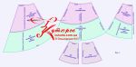 Выкройка юбки клёш к празднику и выкройка бесплатно рис 1