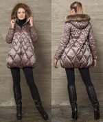 Pattern "coat-down jacket trapeze with a hood" 40-64 photo2