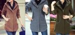 Kış ve yaz fotoğrafı için bir kadın kapüşonlu ceketin kalıpları 5