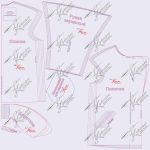 Выкройка простой искусственной дублёнки вид