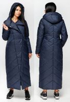 Фото жіночого пальто пуховика жіночого по викрійці великих розмірів