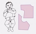 Vestes un mazuļa autiņbiksītes raksts