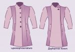 Пальто с рельефом и стойкой - Размеры: 42-62. Один из самых простых фасонов пальто полуприлегающего силуэта. Подходит для большинства женских фигур. Для пошива рекомендуется облегченный драп.