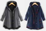 Jednostavni uzorci kaputa - jakna A kroja s kapuljačom