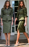 Uzorci haljine - košulje ili odijela u vojnom stilu