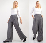 Модели на широки дамски панталони за зимата и лятото