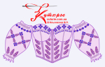Corset pattern - embroidered shirt with sleeve