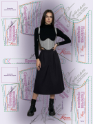 Выкройка корсета под грудью